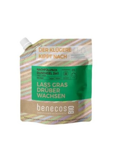 Gel De Baño 2En 1 Cañamo Recarga 500Ml  Bio Vegano de Benecos