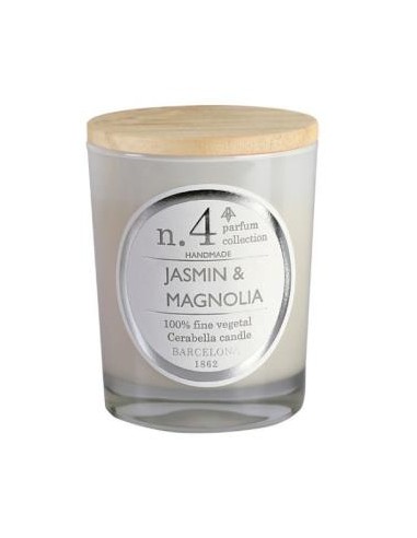 Vela Vaso Perf4 Jasmine-Magnolia 7,5X9Cm 1 Ud. de Cerabella