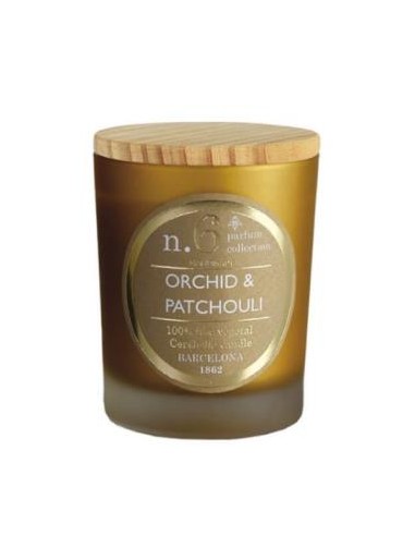 Vela Vaso Perf6 Orchid-Patchouli 7,5X9Cm 1Ud. de Cerabella