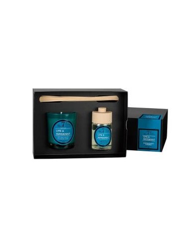 Setperf7 Vela+Mikado Lime-Peppermint 23X16,6X8,3Cm de Cerabella