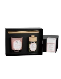 Setperf10 Vela+Mikado Rose-Cardamom 23X16,6X8,3Cm. de Cerabella