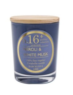 Vela Vaso Perf16 Neroli-White Musk 7,5X9Cm 1Ud. de Cerabella