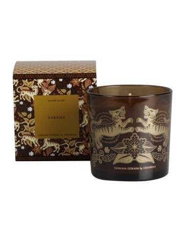 Vela Vaso Catvagsa Sabana 10X10Cm 1Ud. de Cerabella