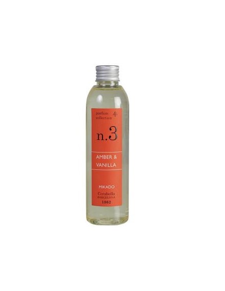 Recambio Mikado Mikrec3 Amber-Vanilla 200Ml. de Cerabella