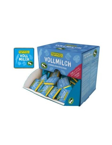 Chocolatina Mini Choco-Leche 150Uds. de Rapunzel