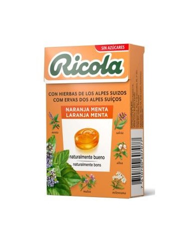 Ricola Caramelos Naranja 50Gr. S/A de Ricola