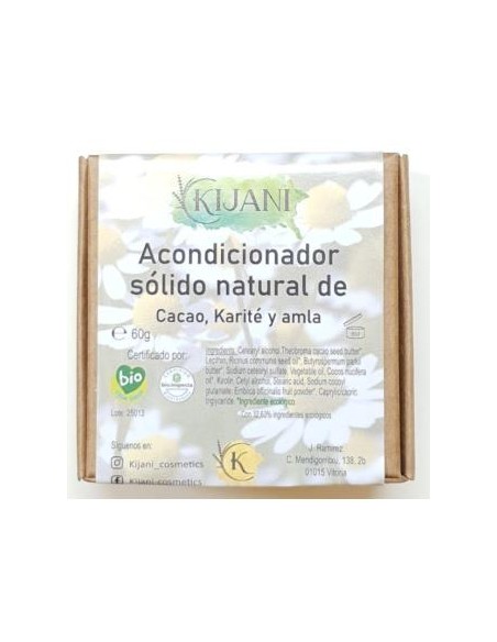 Acondicionador Solido Cacao 60Gr de Kijani
