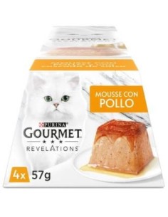 Gourmet Revelations Mousse Pollo Caja 6X4X57Gr. de Purina Vet