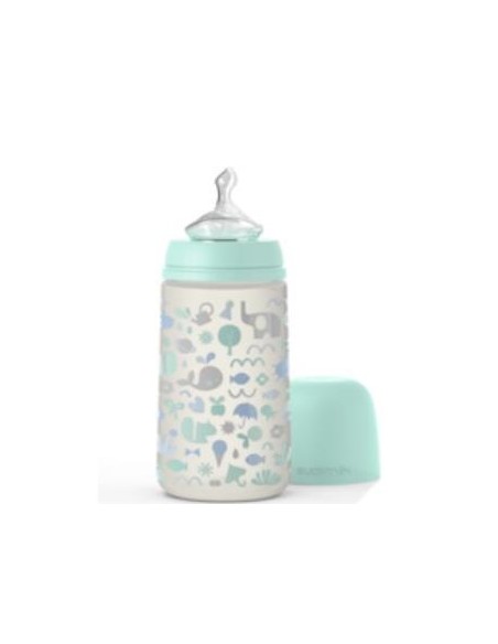 Biberon Clasico Tetina Anat Sili T/1 M 0-6 M 270Ml de Suavinex