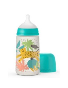 Biberon Tetina Fisio Sili T/U +3M Flujo M 250Ml de Suavinex