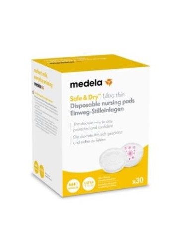 Discos Desech Safe&Amp  Dry Ultra Thin 60Un de Medela