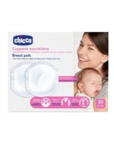 Disco Lactancia Absorb Desechable Antibact 30Un de Chicco