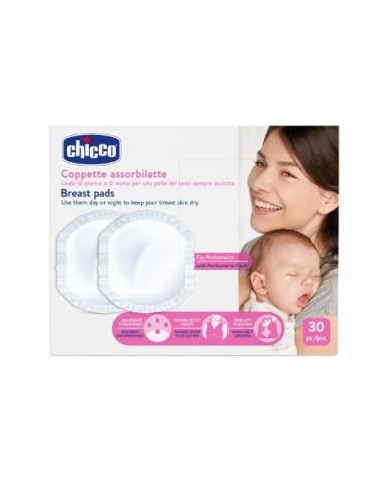 Disco Lactancia Absorb Desechable Antibact 30Un de Chicco