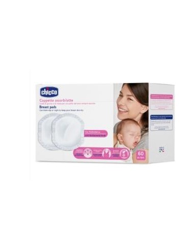 Disco Lactancia Absorb Desechable Antibact 60Un de Chicco