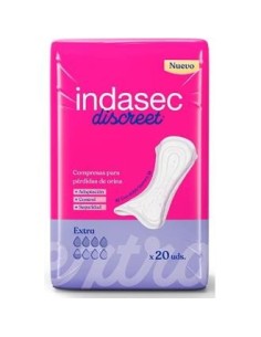 Compresa Indasec Discreet Abso Extra 350Ml 20Un de Indasec