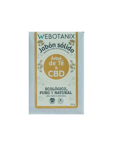 Jabon Solido Cbd-Arbol De Te 100Gr Bio Vegan de Webotanix
