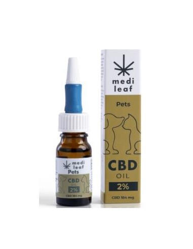 Medileaf Pets Cbd 2 Perro-Gato Aceite 10Ml de Medileaf