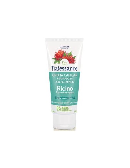 Crema Capilar Ricino Reparadora 100Ml de Natessance