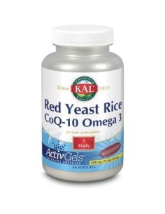 Kal Red Rice - Q10 - Omega 3 60Perlas de Solaray