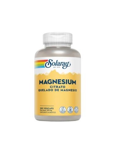 Magnesium Citrato 180Cap. de Solaray