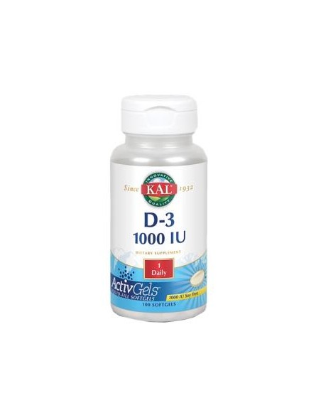 D3 1000Iu 100Perlas de Solaray