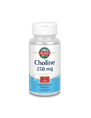 Choline Kal 250Mg. 100Comp. de Solaray