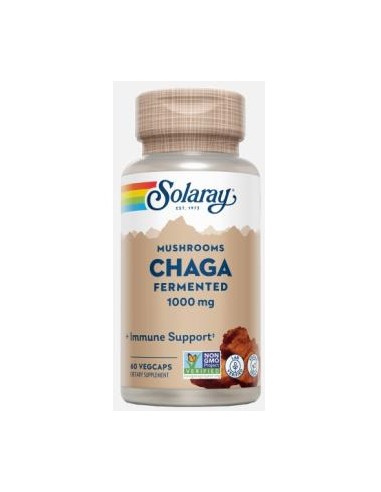 Chaga Fermented 500Mg 60Vcap. de Solaray