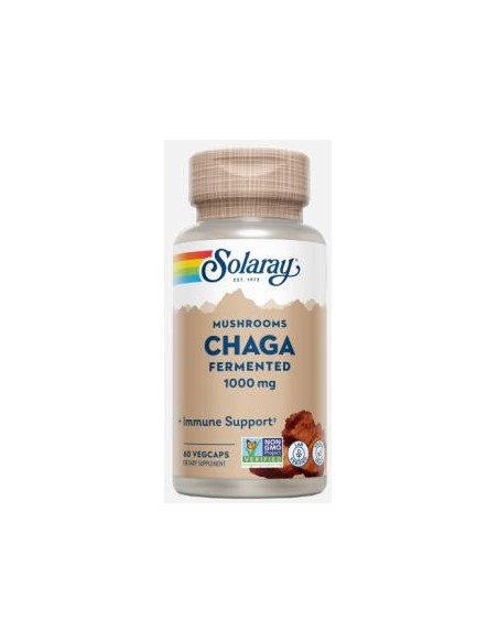 Chaga Fermented 500Mg 60Vcap. de Solaray