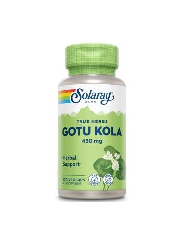 Gotu Kola 450Mg 100Vcap. de Solaray