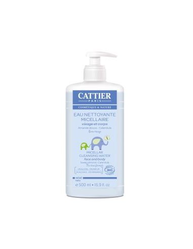 Agua Limpiadora Bebe Cara/Cuerpo 500Ml de Cattier