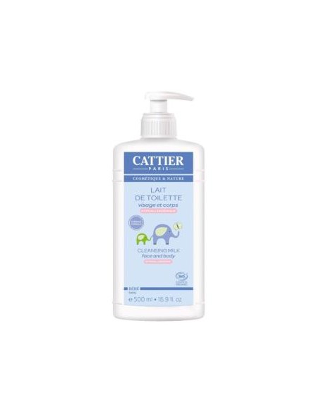 Leche Hidratante Bebe Limpia Cara Y Cuerpo 500Ml. de Cattier