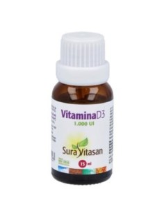 Vitamina D3 1.000Ui Liquida 15Ml. de Sura Vitasan