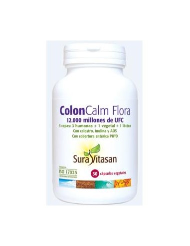 Colon Calm Flora 30Cap. (Refrigeracion) de Sura Vitasan