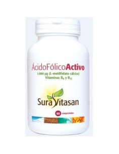 Acido Folico Activo 60Comp. de Sura Vitasan