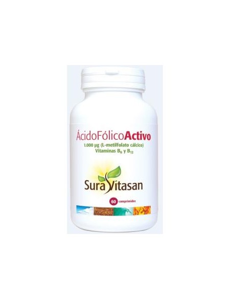 Acido Folico Activo 60Comp. de Sura Vitasan