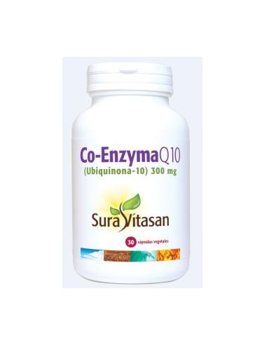 Co-Enzyma Q10 300Mg. Ubiquinona 30Cap. de Sura Vitasan