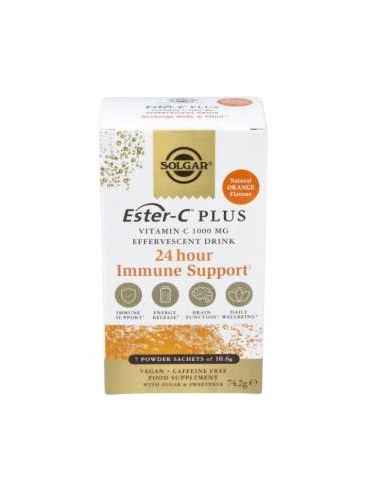 Ester C Efervescente Vit C 1000Mg. 7Sbrs. de Solgar
