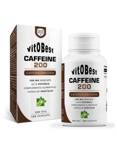 Cafeine 200 - 120 Vegecaps de Vit.O.Best