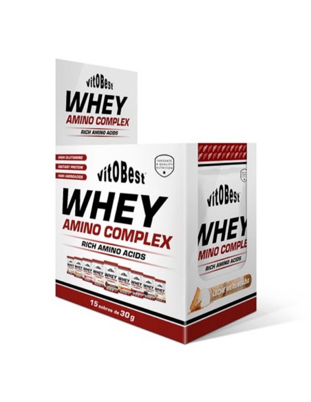 Whey Amino 15 Sobres 30 G Leche Merengada de Vit.O.Best