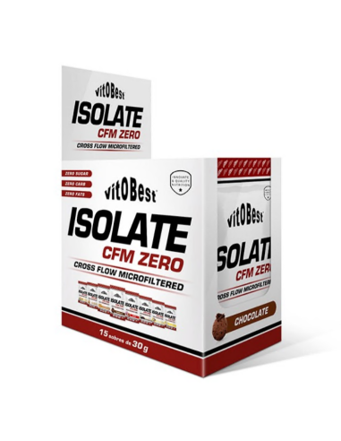 Isolate Cfm Zero 15 Sobres 30 G Chocolate de Vit.O.Best