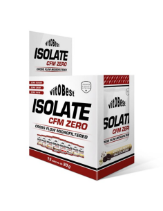 Isolate CFM Zero 15 Sobres 30g Vit.O.Best Blanco y Negro