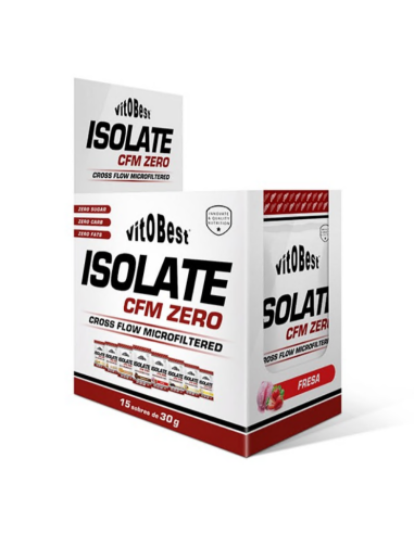 Isolate Cfm Zero 15 Sobres 30 G Fresa de Vit.O.Best