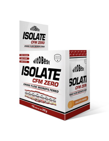 Isolate Cfm Zero 15 Sobres 30g Galleta María Vit.O.Best