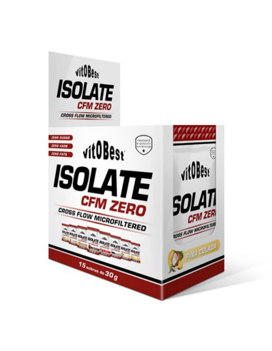 Isolate Cfm Zero 15 Piña Colada 30g Vit.O.Best Energía