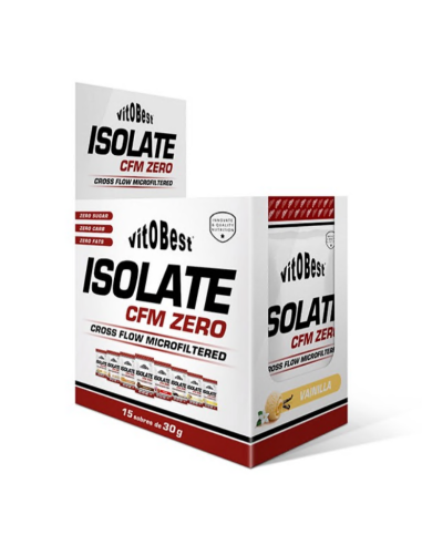 Isolate Cfm Zero 15 Vainilla 30g Vit.O.Best Proteína Fácil