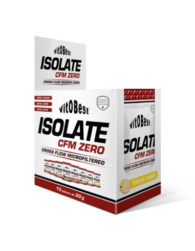 Isolate Cfm Zero 15 Sobres 30 G Limón de Vit.O.Best