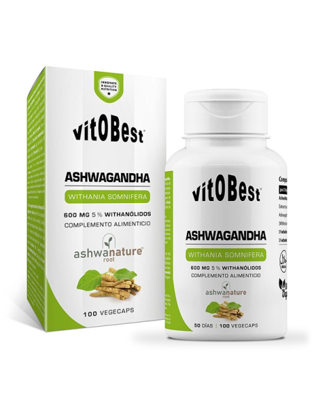 Ashwagandha 100 Vegecaps de Vit.O.Best