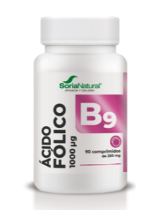 Acido Folico + B9 90 Comprimidos de Soria Natural