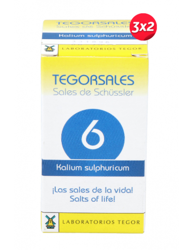 Tegorsal Nº 6 (20 G) Comprimidos de Tegor