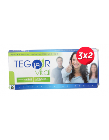 Tegor 18 Vital 10 Viales De 10 Ml. de Tegor